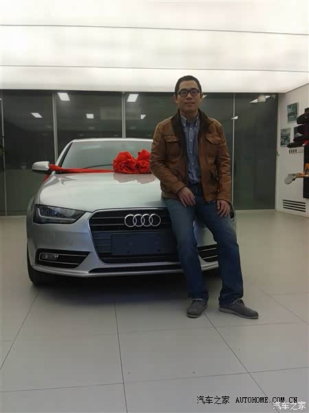 终于有了自己的A4，喜欢这款车快10年了。